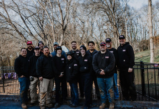 RGF Knoxville Branch Office Team Photo from 2023 Service Project