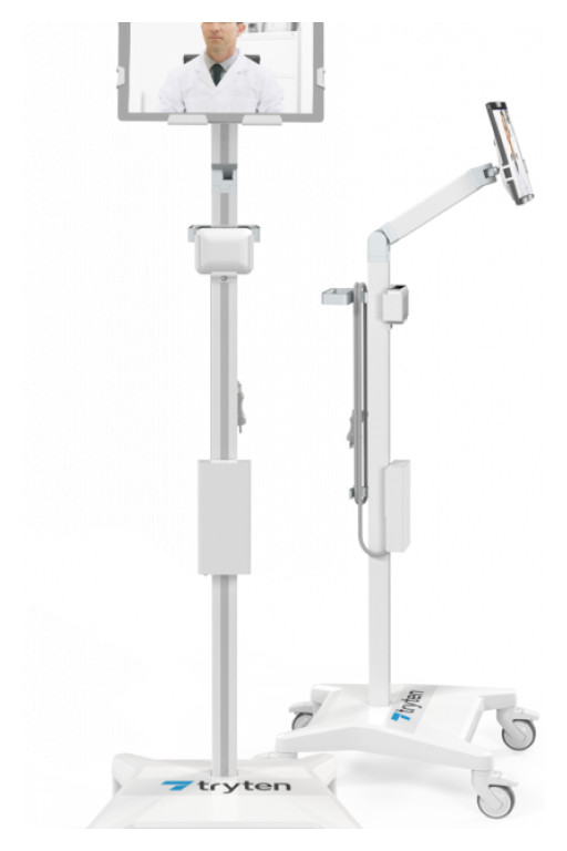 The Tryten Healthcare Team Announces the Virtual Rounding Assistant-Tablet Cart to Support the Expansion of Efforts to Stop COVID-19