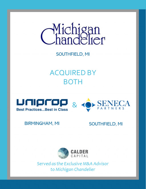 Calder Capital Closes on the Successful Sale of 100+-Year-Old Michigan Chandelier