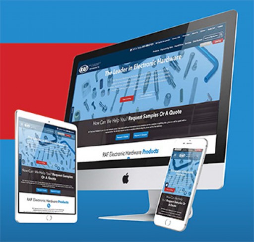 RAF Electronic Hardware Launches New Website With Online Catalog and On-Demand CAD Drawing Downloads