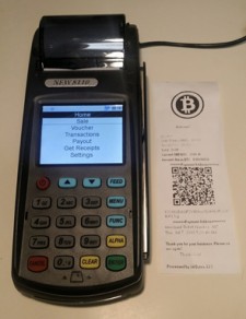 34 Bytes Bitcoin POS Terminal