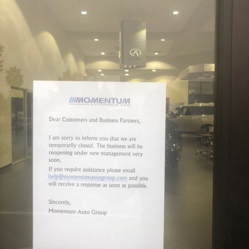 Momentum Auto Group Opens Customer Service Center to Support Customers During Management Transition