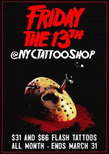 Friday the 13th tattoo