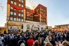Dedication of a resplendent seven-story Church of Scientology for Kansas City.