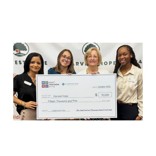 Sharonview Supports Harvest Hope With Charitable Donation