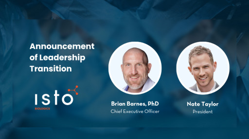 Isto Biologics Announces Leadership Transition