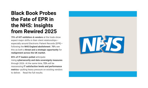 Black Book Probes the Fate of Healthcare Tech in the NHS: Insights From Rewired 2025