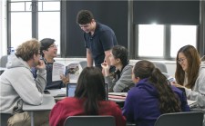 Campbell Hall students engaging in the classroom. 