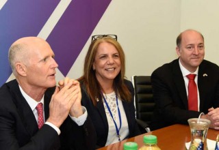Florida Governor Scott and SUNV CEO Dr. Rabenou Discuss Innovation
