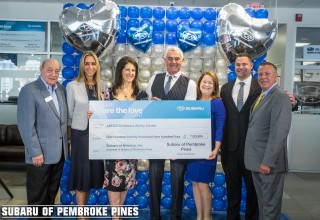 Alfred Katzin, Randi Winter, Martine and Craig Zinn, Sarah Franco, Zachary Zinn, and Fred Merrill