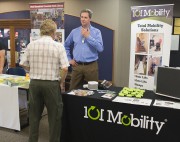 Hamilton Gayden, owner of 101 Mobility of Oakland County, at the Senior Resource Expo.