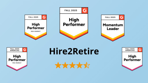 RoboMQ's Hire2Retire Receives High Performer and Momentum Leader Awards in G2's Fall 2025 Reports