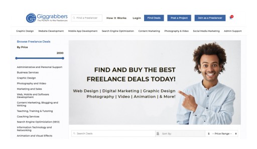 Giggrabbers Releases New Feature to 'Shop' for Freelancers