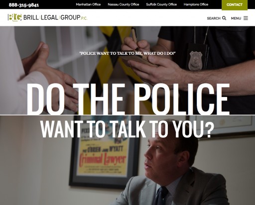Custom Legal Marketing Wins Gold MarCom Award for Brill Legal Group Website