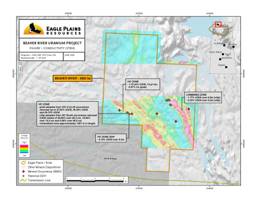 Eagle Plains and Xcite Define Prospective Geophysical Trends at Beaver River Uranium Project, SK