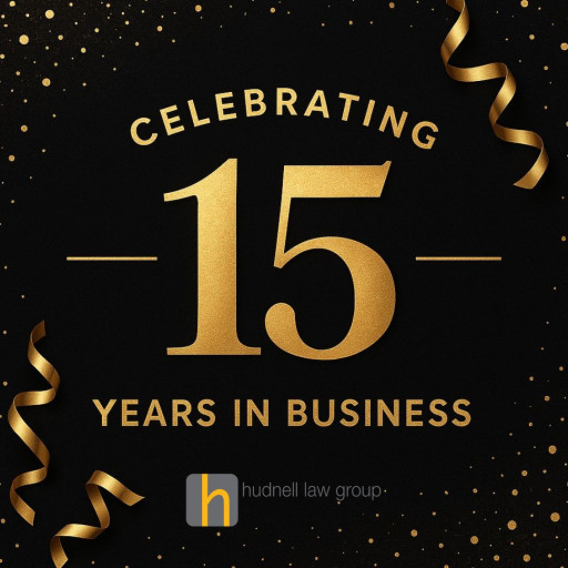 Hudnell Law Group Celebrates 15th Anniversary