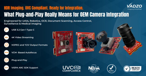 Vadzo Imaging Explains UVC Compliance: What Plug-and-Play Means for OEM UVC Camera Integration