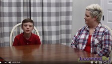 Abram LearningRx graduate with his mom 