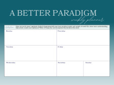 A Better Paradigm Journal