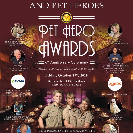 Pet Philanthropy Circle Announces the 2018 'Pet Hero Award Winners'