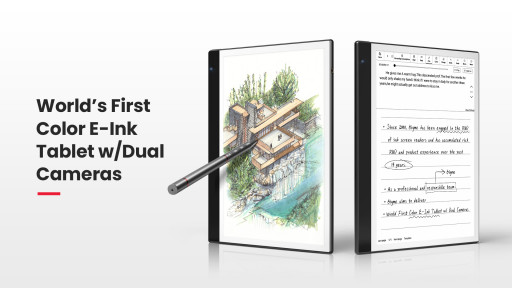 Bigme Announces Launch of inkNote Color, World's First Color E-Ink Tablet w/ Dual Cameras
