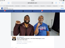 Undercover Detective Ron Stallworth and John David Washington Who Played Him In “BlacKKKlansman