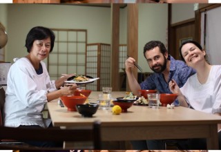 Tasting time after cooking class in a Japanese local home