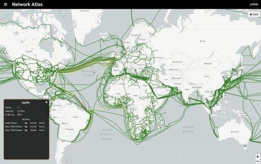 Network Atlas Launches Map of Global Internet Infrastructure