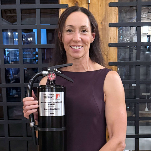 Fire Equipment Manufacturers' Association Names Darcy Davidson 2025 Fire Safety Advocate Award Winner