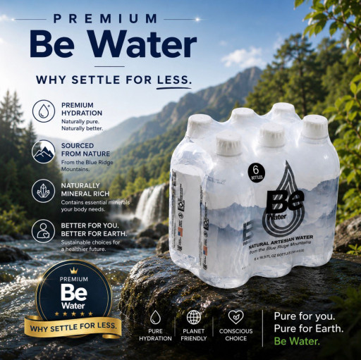 Greene Concepts Highlights Premium Packaging Design and Elevated Brand Positioning of Be Water(TM)
