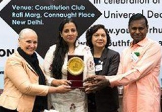 Youth for Human Rights President Dr. Mary Shuttleworth