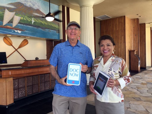 The Doctor Will Treat You Now at the Royal Kona Resort's Front Desk