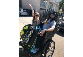 The Iron Throne (bike cab!)