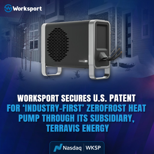 Worksport (NASDAQ:WKSP) Secures U.S. Patent For 'Industry-First' Zerofrost Heat Pump Through Its Subsidiary, Terravis Energy