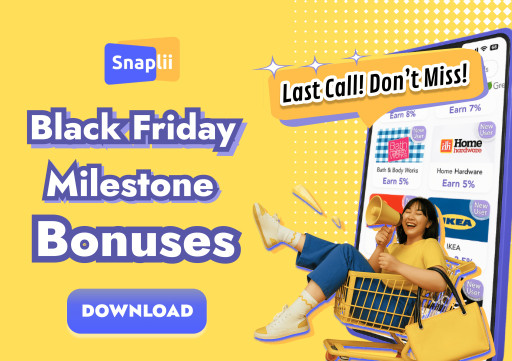 Snaplii Reminds Shoppers of Special Cashback Offers During Holiday Season