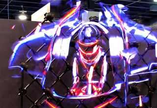 Matrix of Multiple Hypervsn Create Large Displays of 3D Graphics Floating in Mid-Air