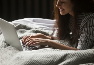 Young Woman on Laptop