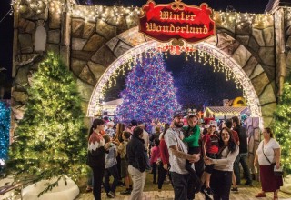Winter Wonderland in downtown Clearwater, Florida