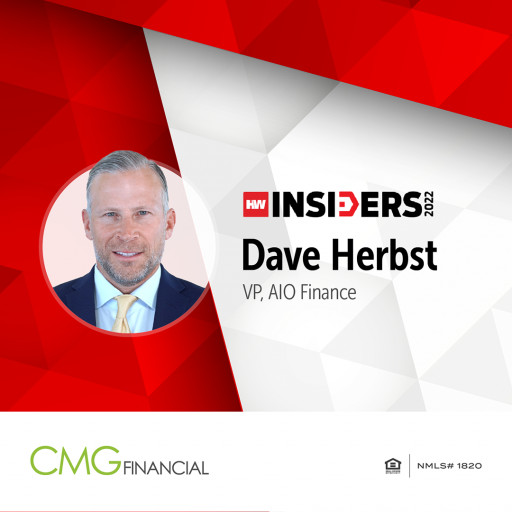 CMG Financial's Dave Herbst Named 2022 HousingWire Insider