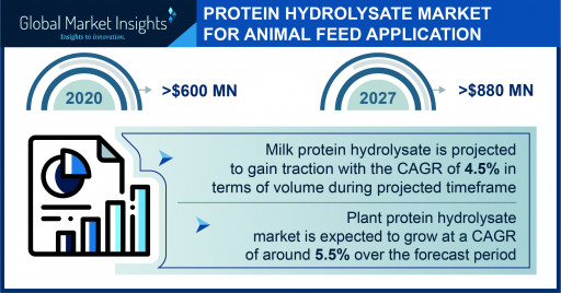 Protein Hydrolysate Market for Animal Feed Application Worth $880mn by 2027, Says GMI