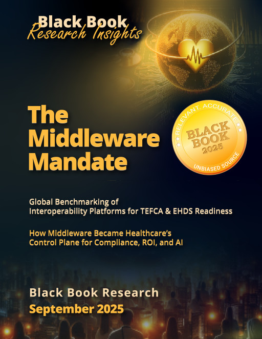 Black Book Research Releases 2025 Middleware Mandate Report: First Global Vendor Benchmarking Tied to TEFCA and EHDS Compliance
