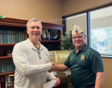 Founding Fathers Products Presenting Donation to The American Legion of Florida