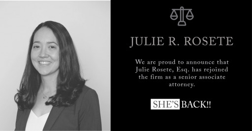 Divorce Attorney Julie Rosete Rejoins the Ramos Law Group, PLLC