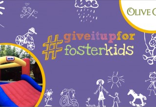 #giveitupforfosterkids