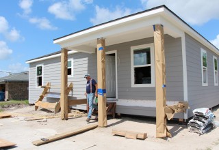 Rebuild home in Refugio, Texas close to completion
