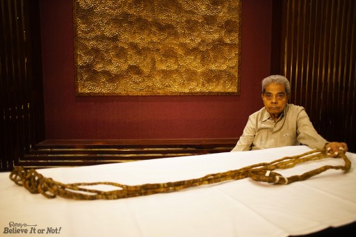 Man With the World's Longest Nails Cuts Fingernails