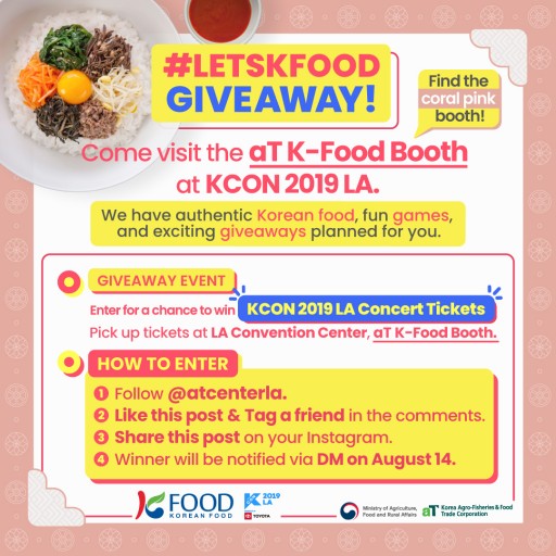 'Let's K-Food' at KCON 2019 LA