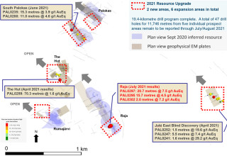 Mawson Gold Limited, Tuesday, July 13, 2021, Press release picture