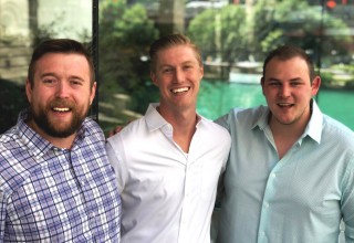 Justin McNally, Sterling Douglass, and Joe Lawton