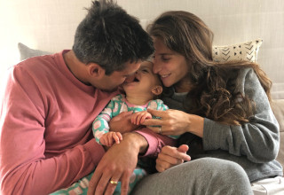 Matthew Goldstein and Myra Sack with their late daughter, Havi